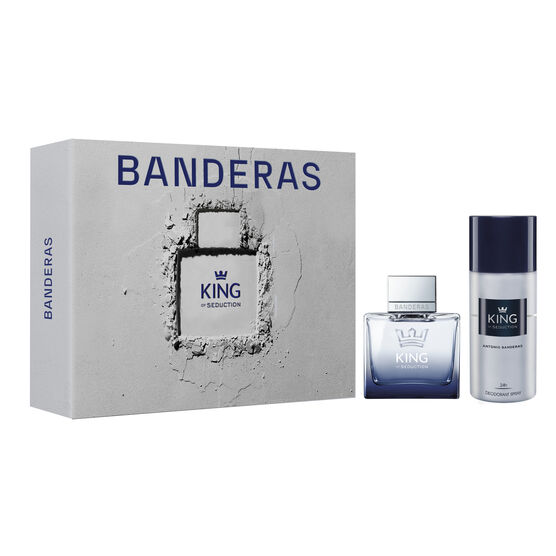 Kit Coffret Antonio Banderas King of Seduc Masculino Eau de Toilette